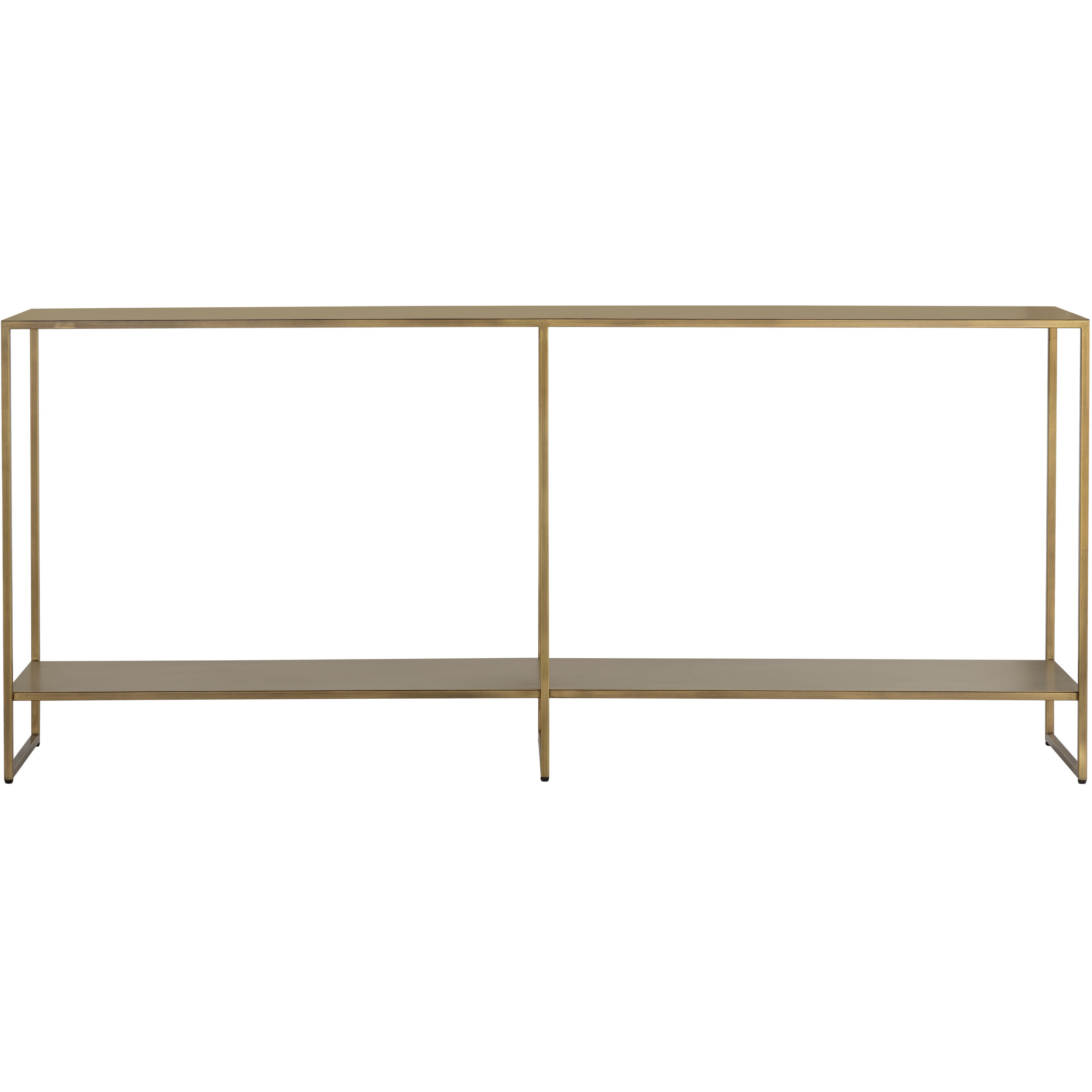 Eiffel 80 X 14 inch Antique Brass Console Table